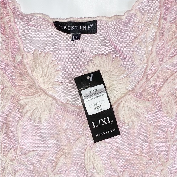 KRISTINE | Sheer Ombré Tank  L/XL - Picture 6 of 6